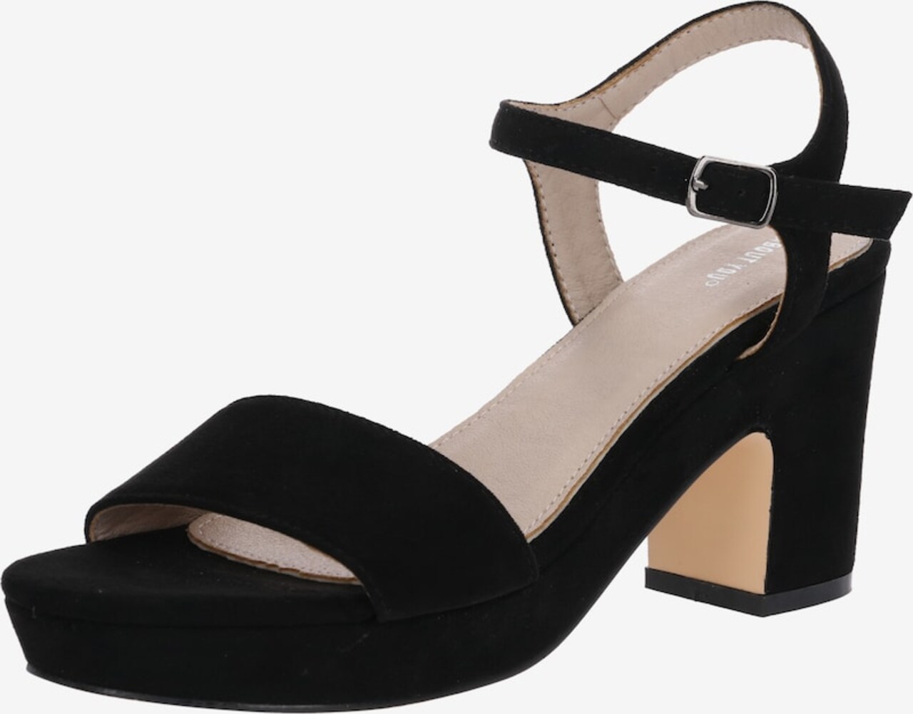 Sandals 'Elea' in black & beige