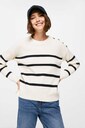 Sailor Stripe Jumper in camel