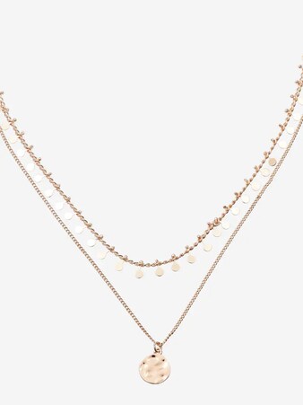 Necklace 'Theresa' in rose, gold & silver